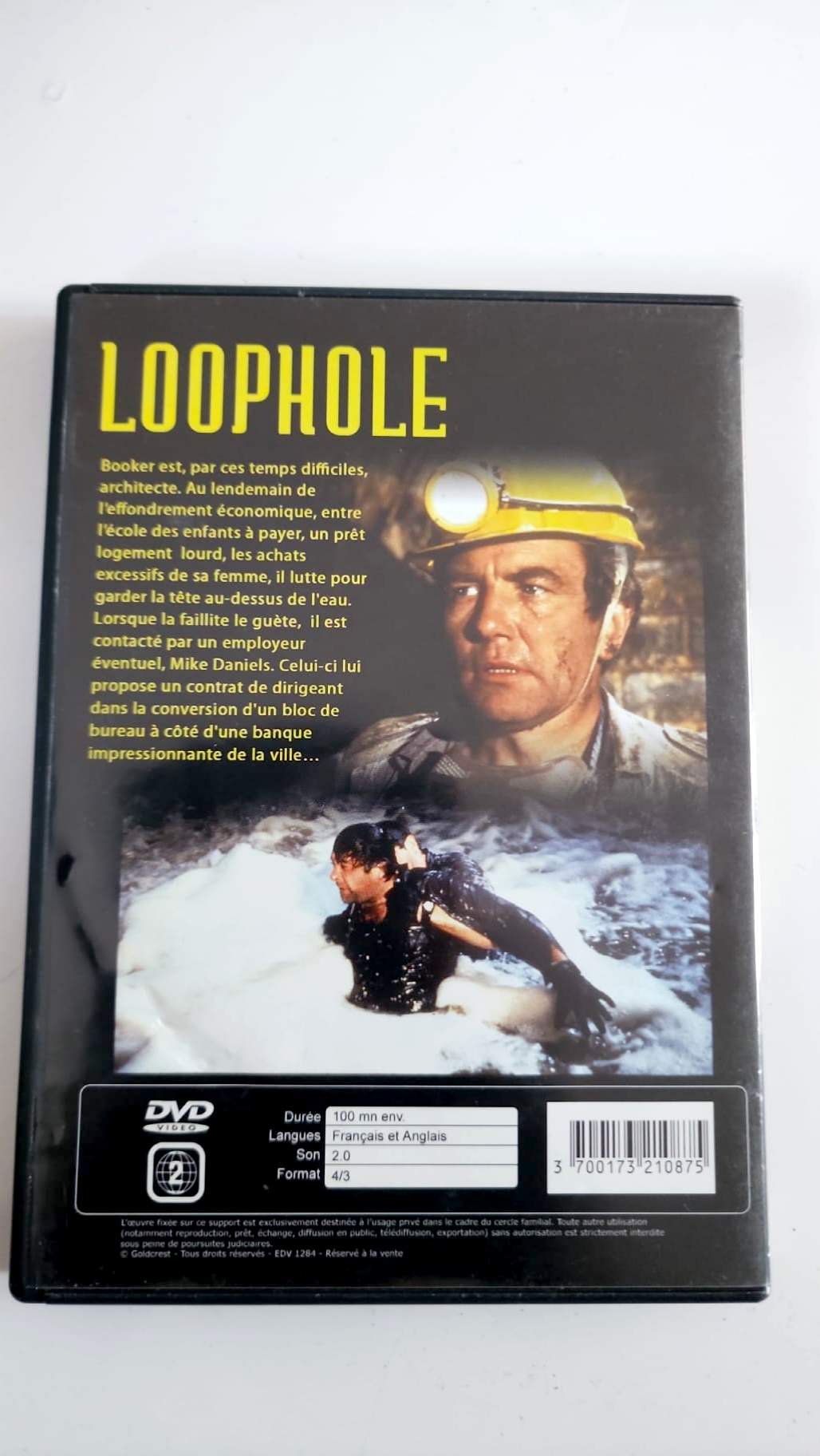Loophole – DVD – Martin Sheen y Albert Finney – Buen estado