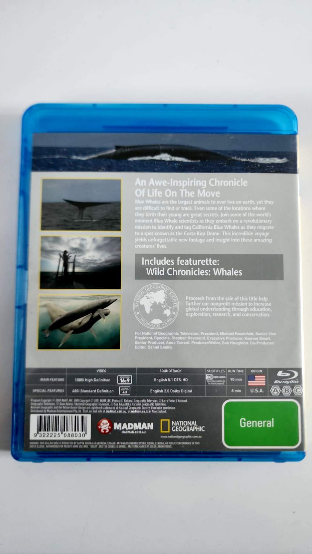 Kingdom of the Blue Whale – Blu-ray National Geographic – Australian Edition