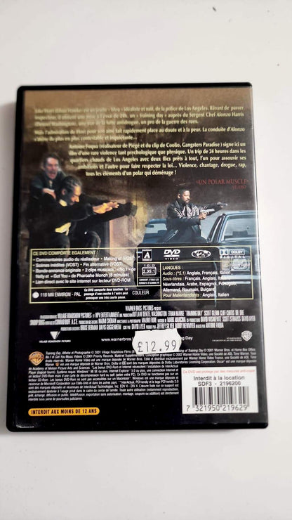 Training Day DVD - Dos de la pochette - Détails du film