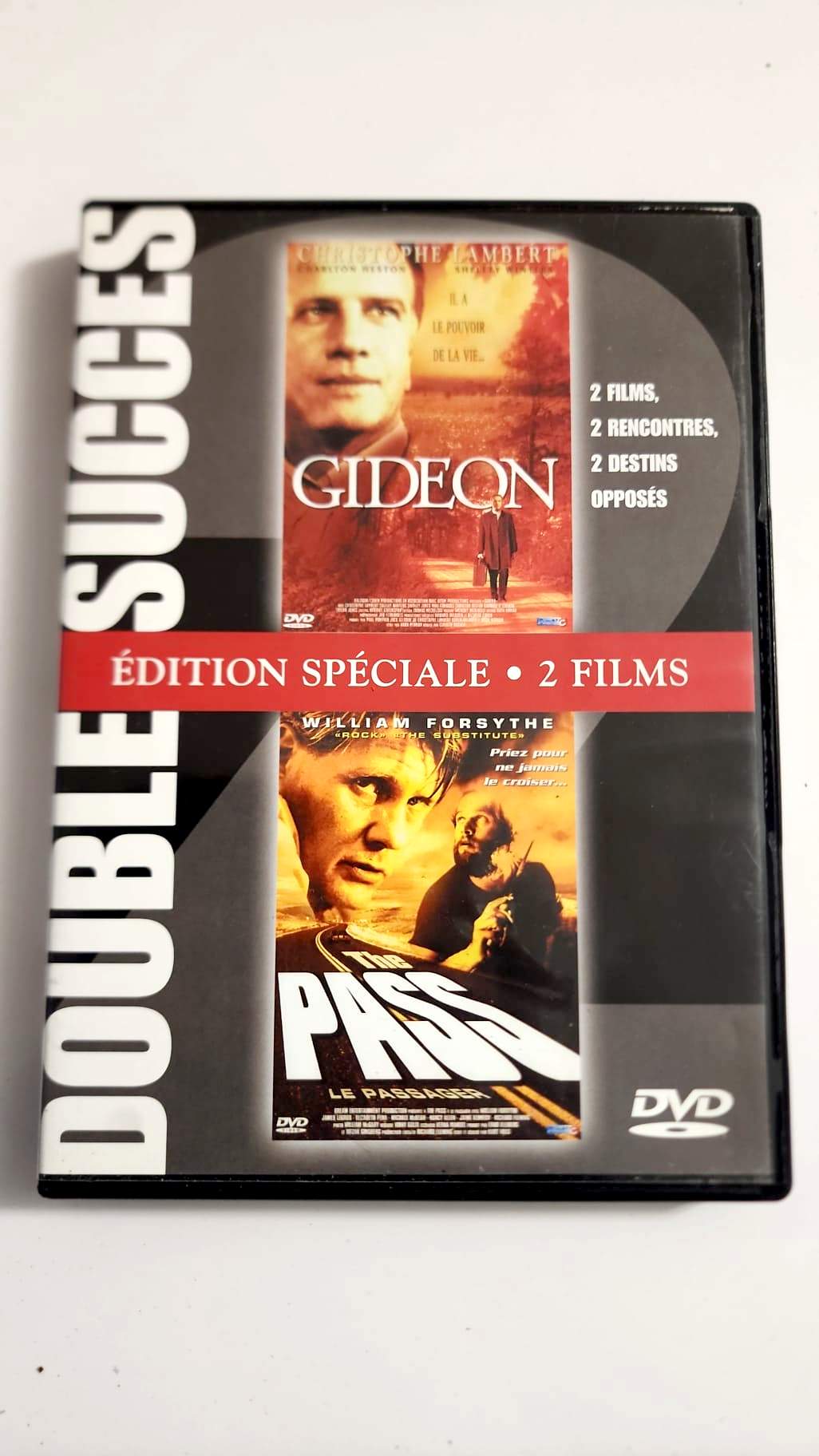 Gideon The Pass DVD - Dos de la pochette - Détails des 2 films
