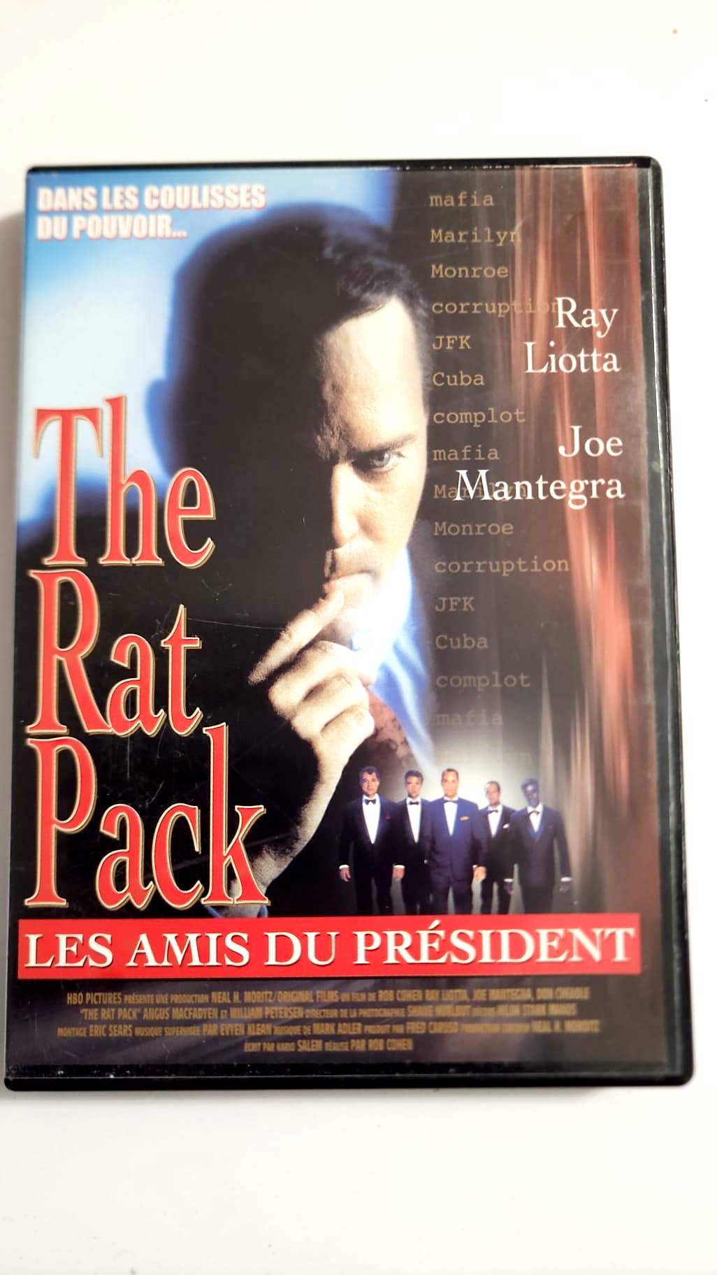 The Rat Pack DVD - Pochette avant - Ray Liotta Joe Mantegna Les Amis du Président