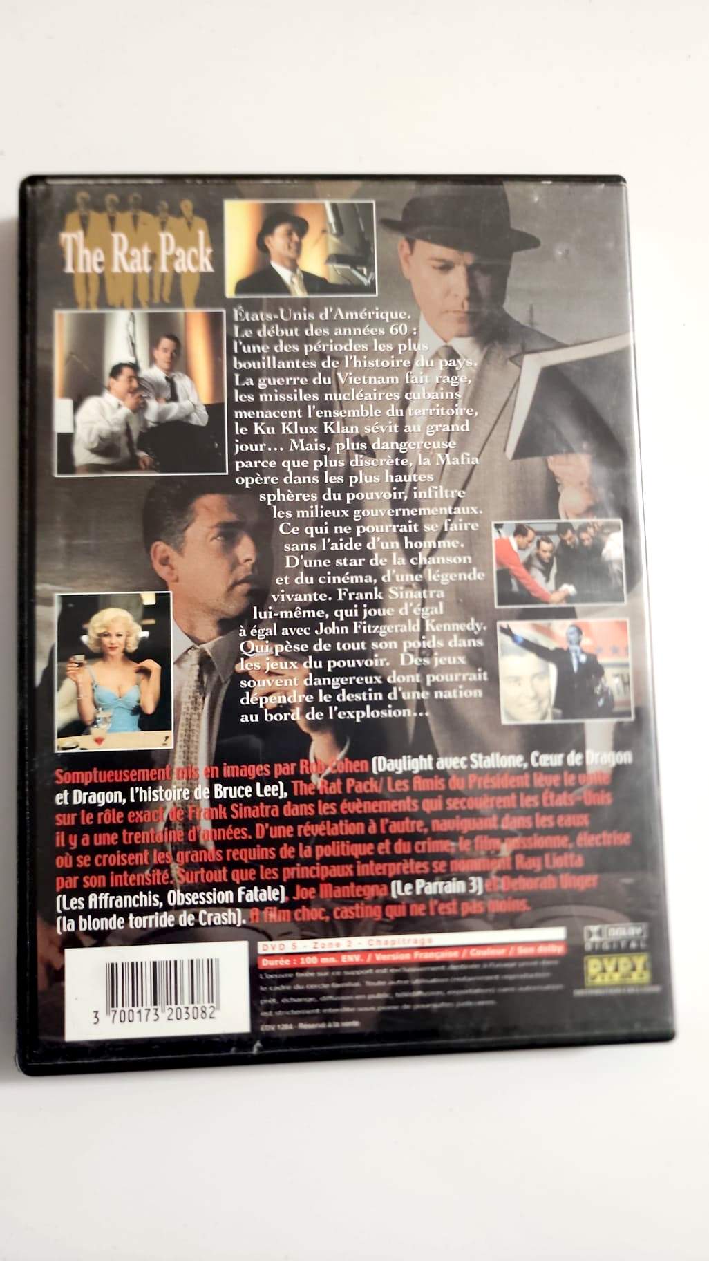 The Rat Pack DVD - Dos de la pochette - Synopsis et fiche technique