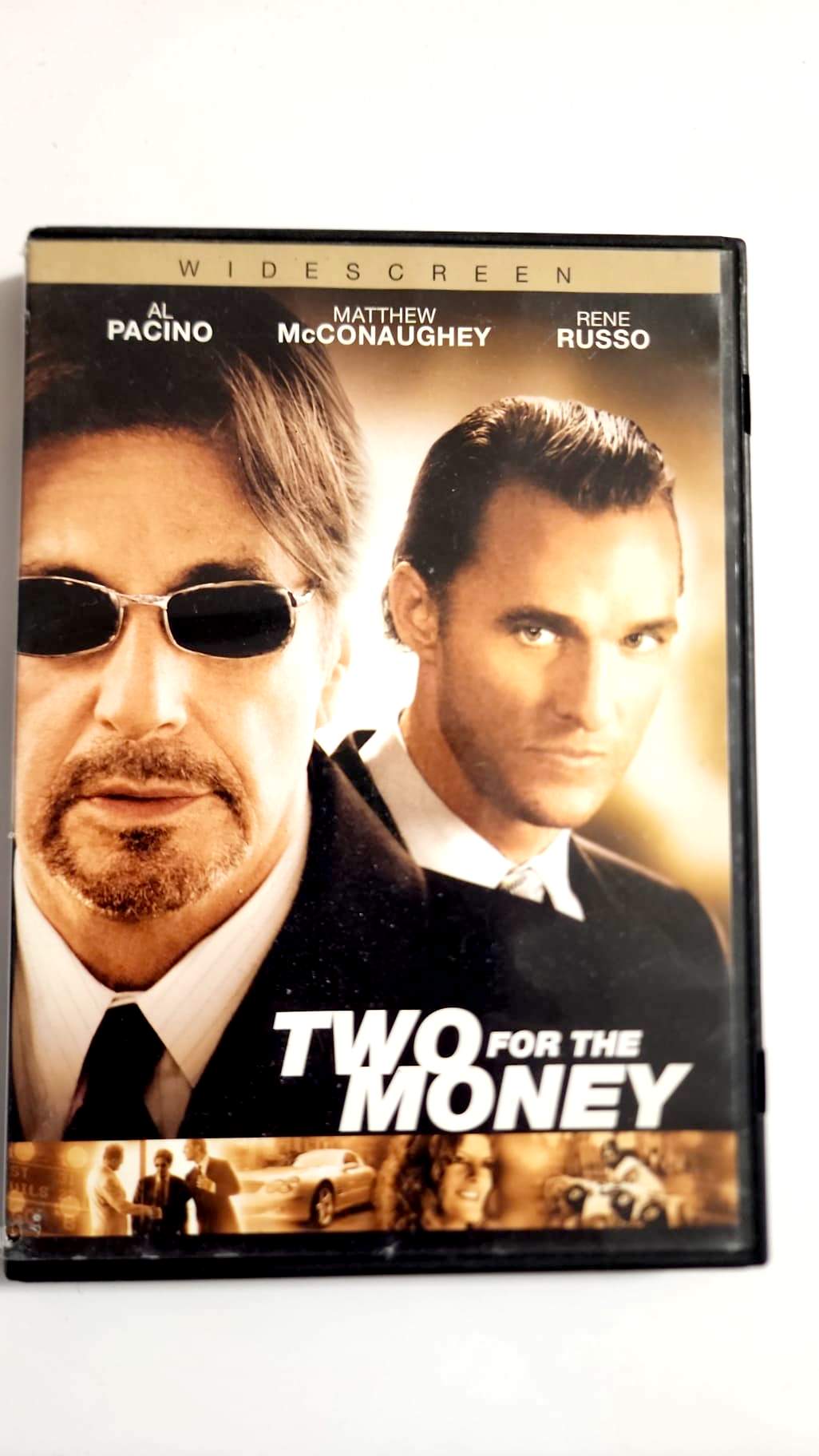 Two for the Money DVD - Pochette avant - Al Pacino Matthew McConaughey Rene Russo