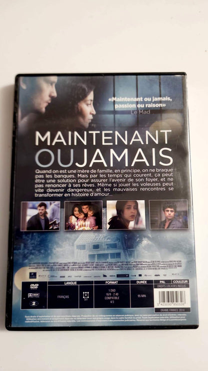 Maintenant ou Jamais DVD - Verso pochette