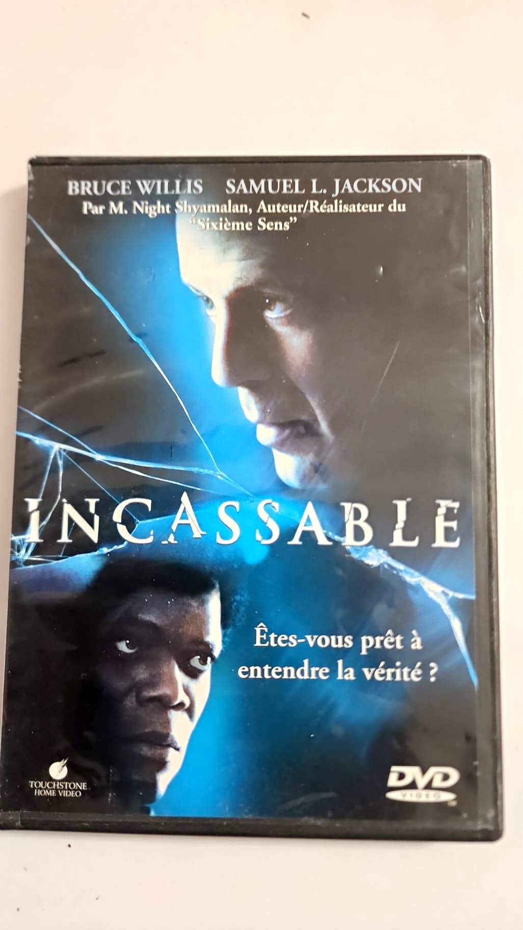 Incassable DVD - Recto pochette