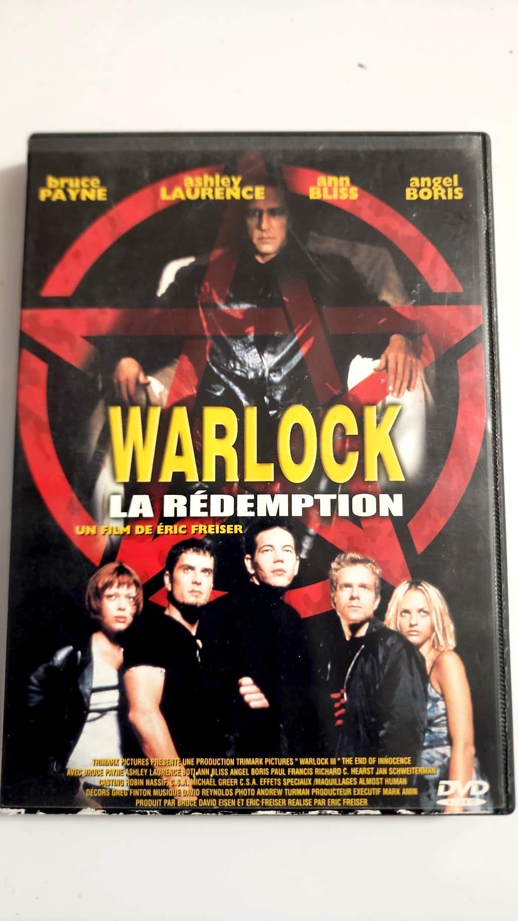 Warlock La Rédemption DVD - Verso pochette