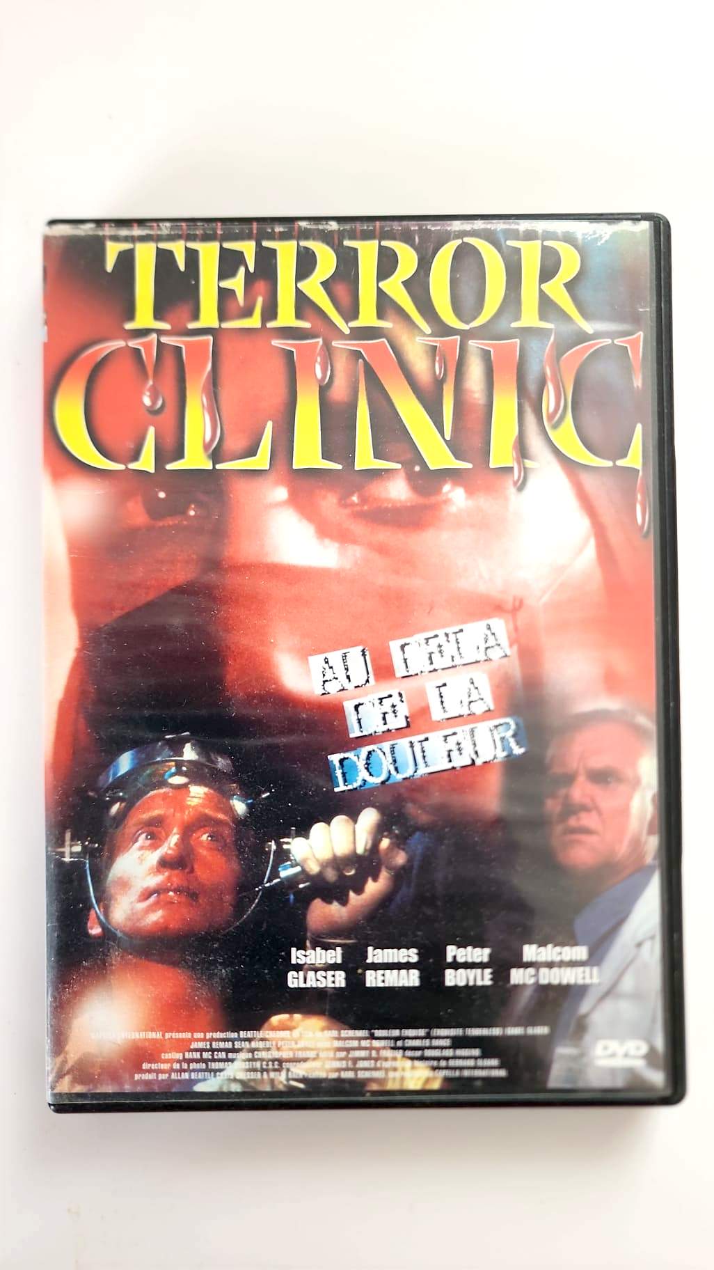 Terror Clinic DVD - Recto