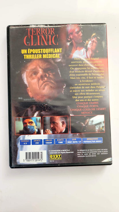 Terror Clinic DVD - Verso