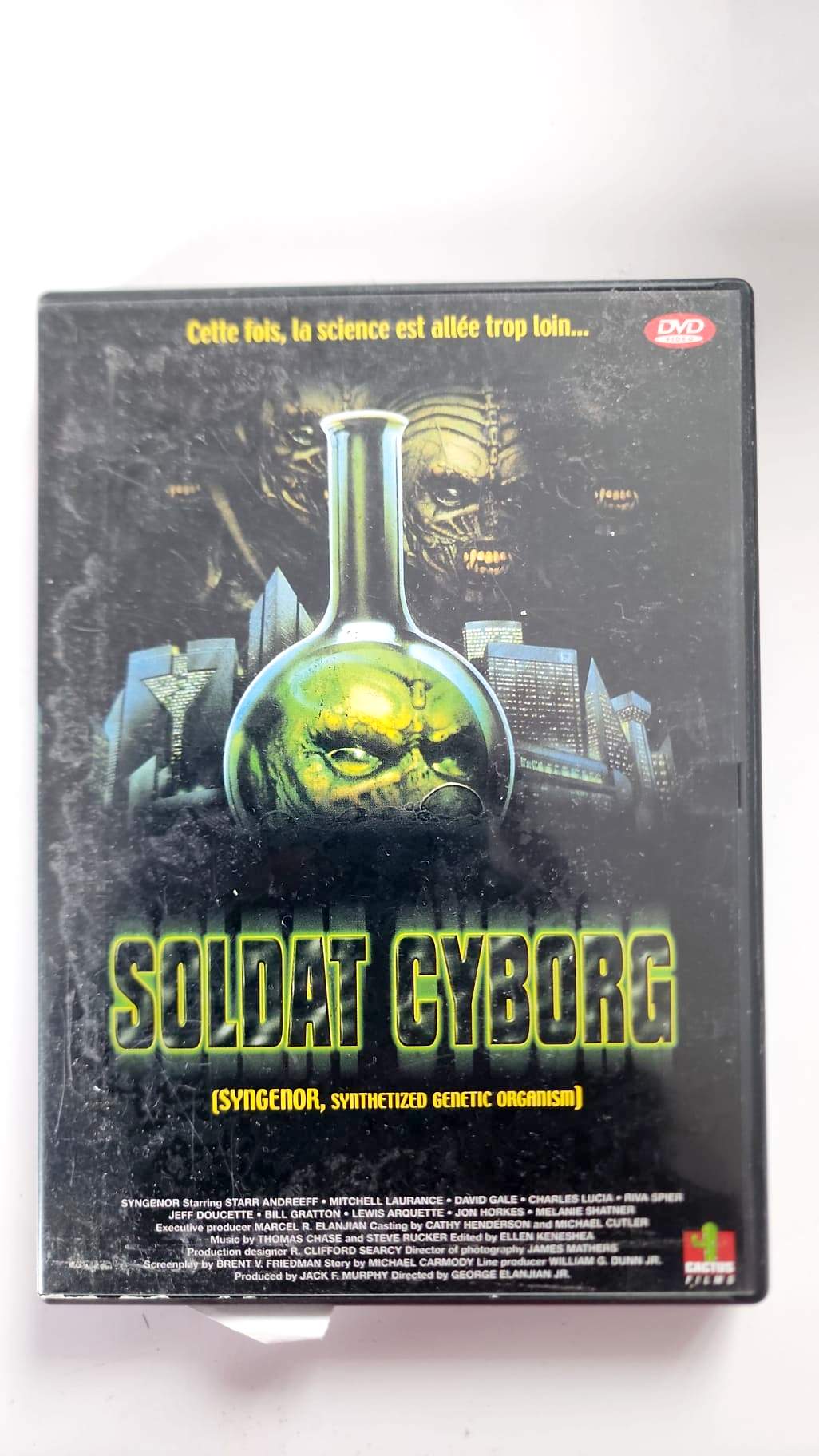 Soldat Cyborg DVD - Recto
