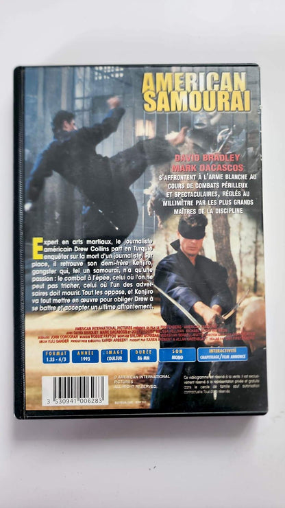 American Samourai DVD - Code-barres et informations