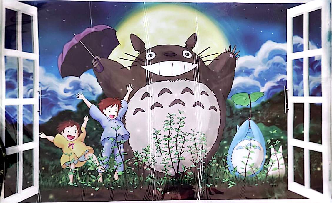 Sticker Mural Enfants Style Fantaisie – Décoration Murale Grand Format – Autocollant Unique – 90 x 60 cm