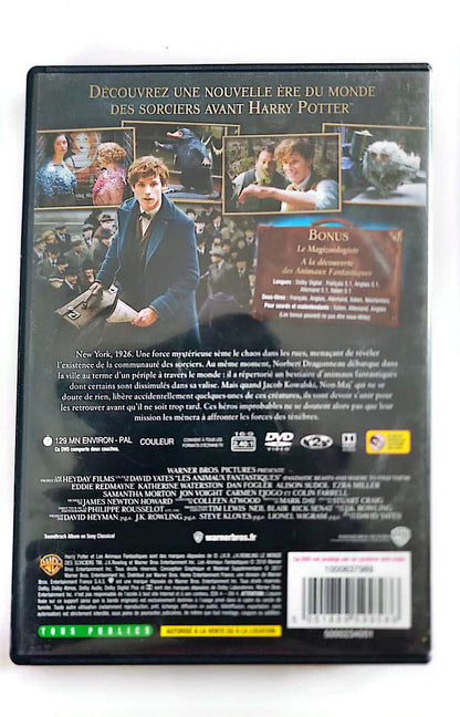 Les Animaux Fantastiques – DVD | Eddie Redmayne | Warner Bros | VF & VO | Occasion Bon État