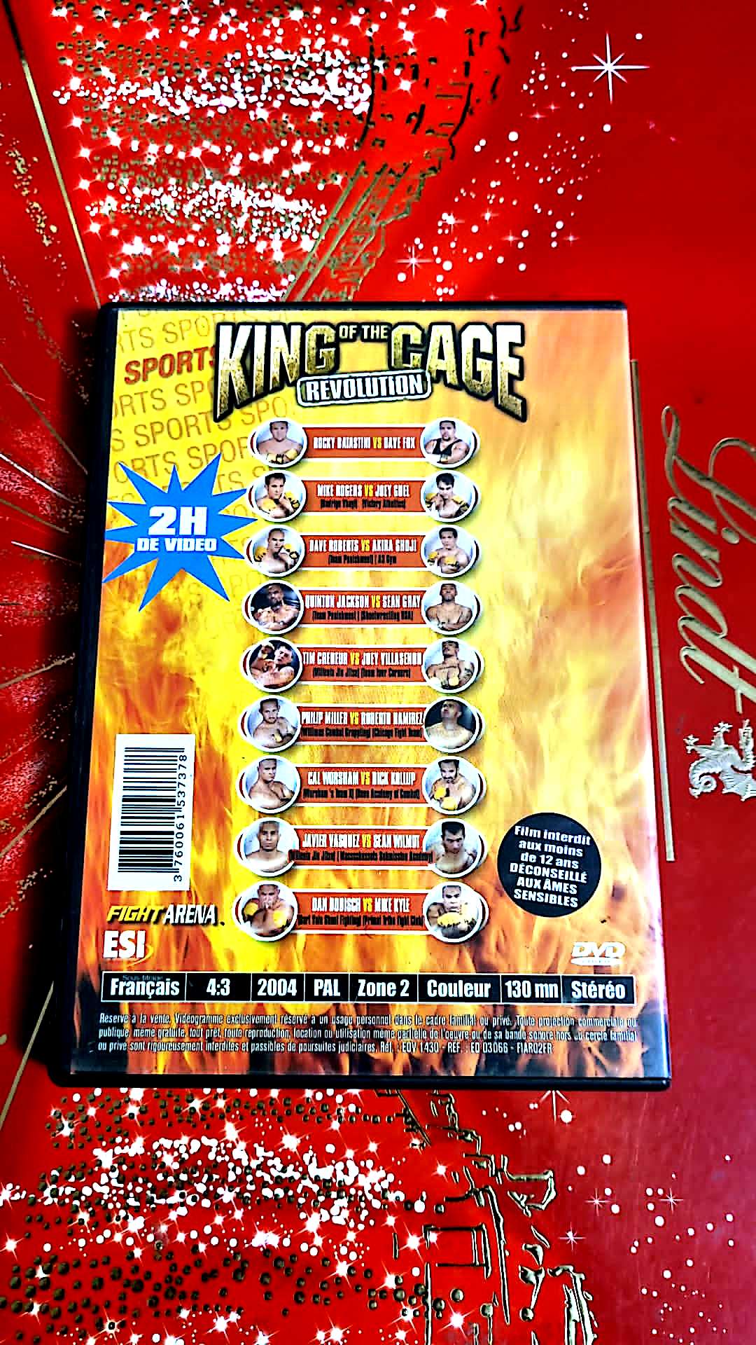 DVD king of he cage révolution