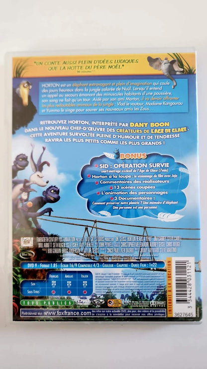 Horton DVD – Code-barres