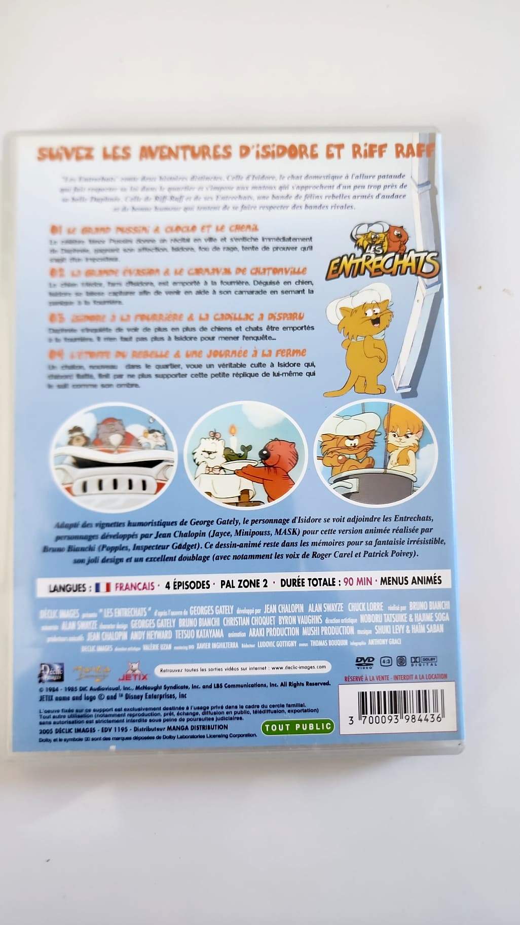 Les Entrechats Volume 1 DVD - Recto
