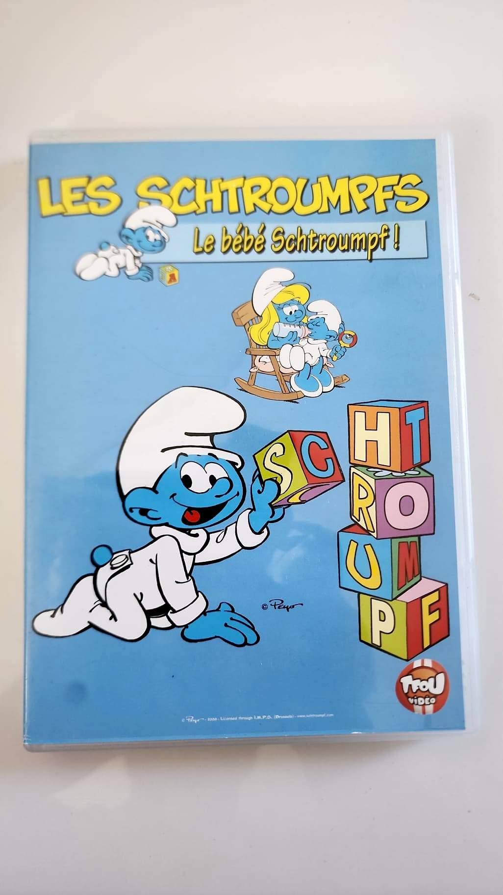 Les Schtroumpfs Le bébé Schtroumpf DVD – Pochette recto
