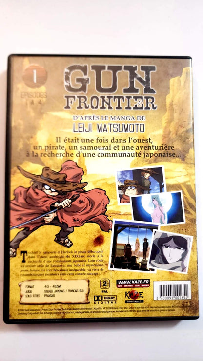 Verso du boîtier DVD Gun Frontier Volume 1