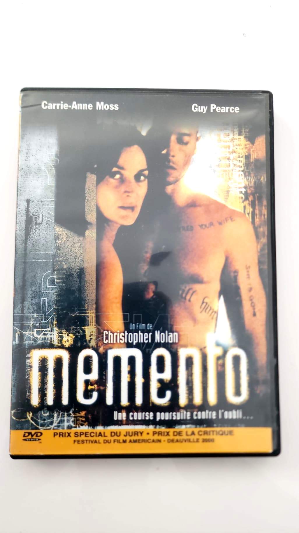 Memento DVD - Recto