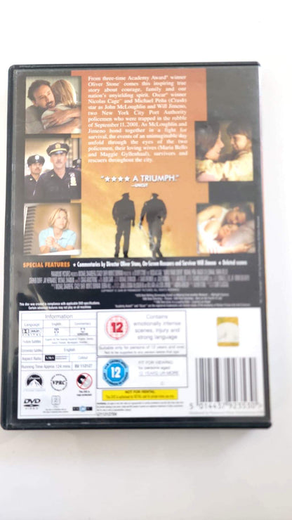 World Trade Center — DVD Drame — Oliver Stone — Nicolas Cage, Michael Peña | Histoire Vraie