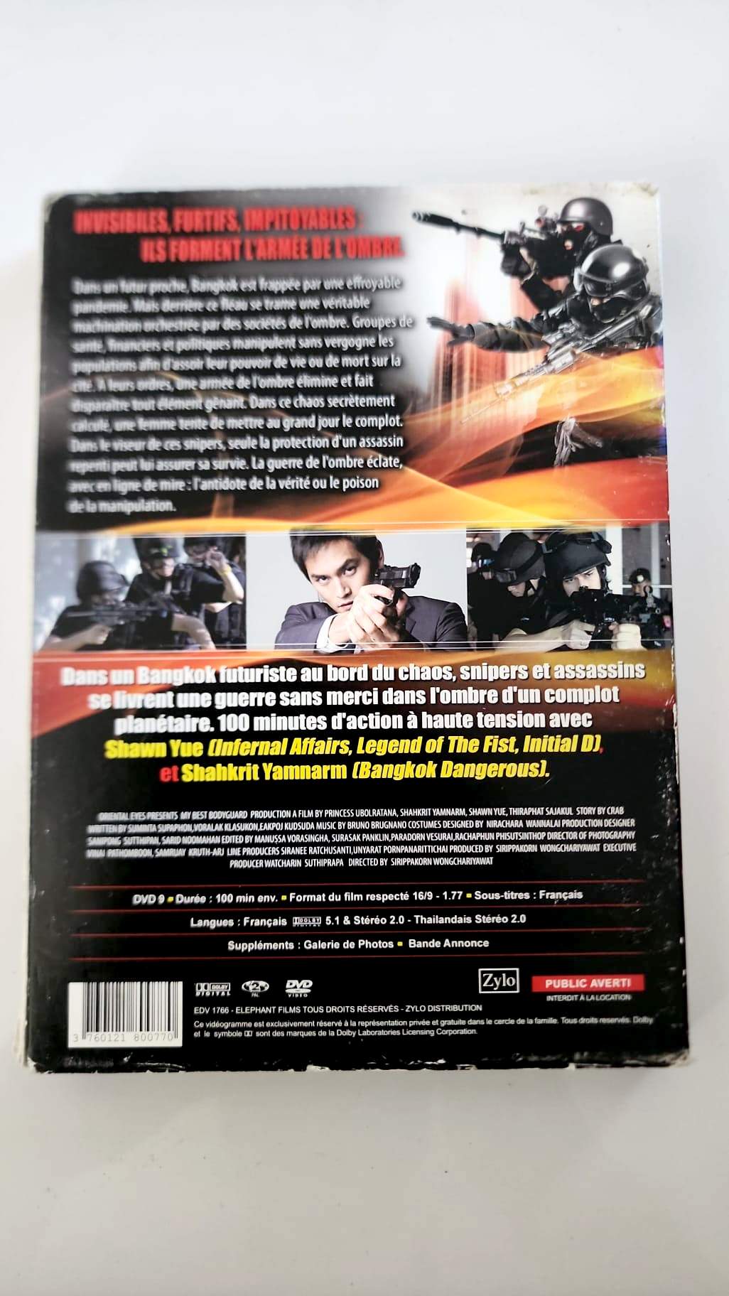 Sniperzone — DVD Action — Shawn Yue, Shahkrit Yamnarm — Le Tireur Devient la Cible | Zylo Distribution