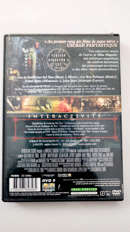 Hellboy Director's Cut DVD - Verso