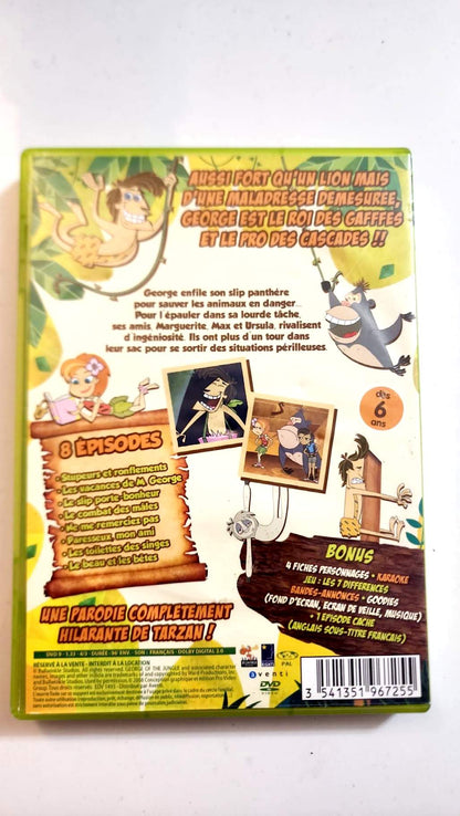 George de la Jungle Le Slip Porte-Bonheur DVD - Couverture arrière 8 épisodes