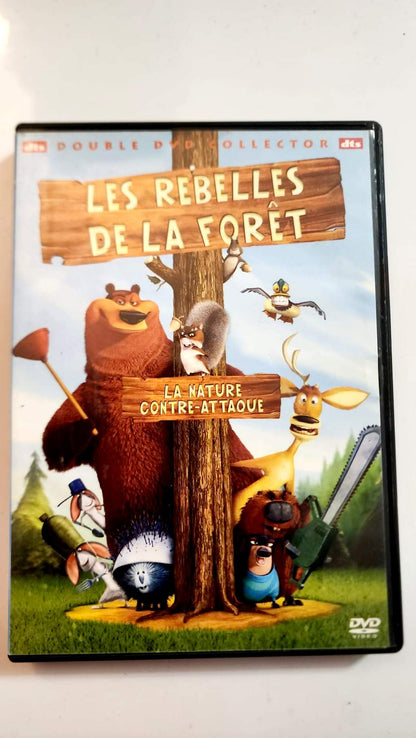 Les Rebelles de la Forêt La Nature Contre-Attaque Double DVD Collector - Couverture avant Sony