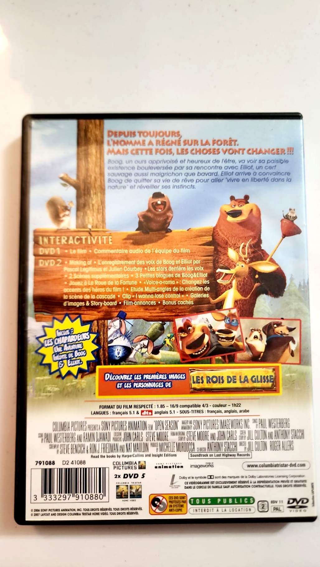 Les Rebelles de la Forêt La Nature Contre-Attaque Double DVD Collector - Couverture arrière bonus