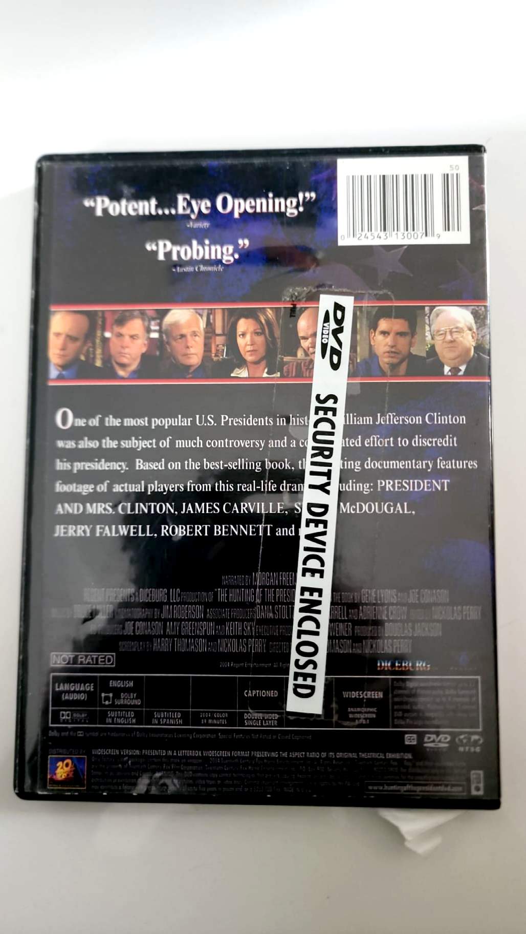 The Hunting of the President DVD verso