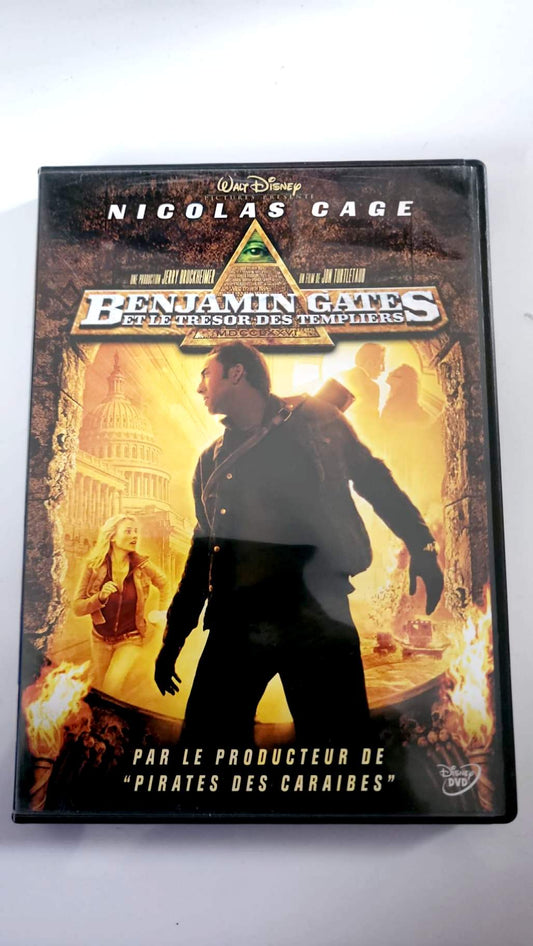 Benjamin Gates et le Trésor des Templiers – DVD Disney – Nicolas Cage