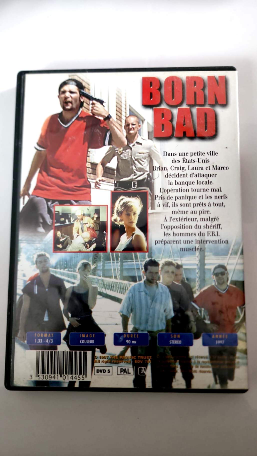 Born Bad DVD jaquette arrière