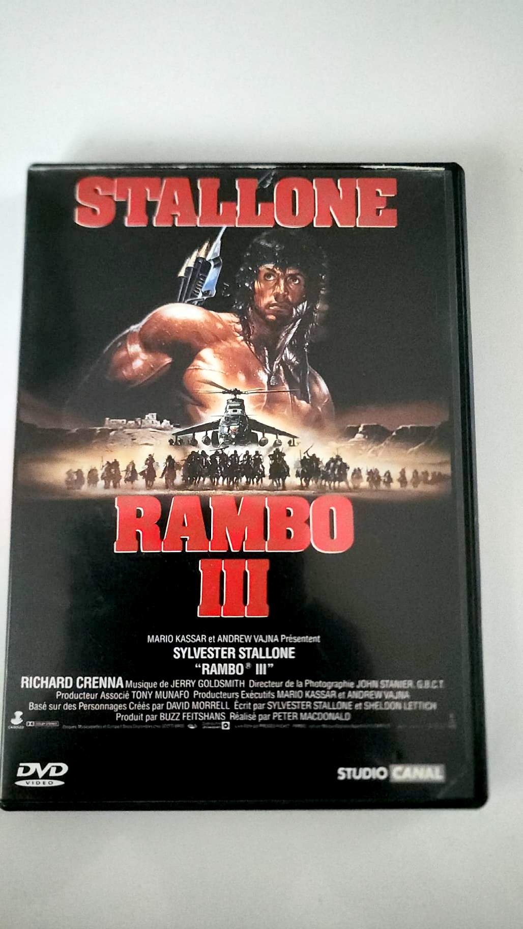 Rambo III DVD StudioCanal verso