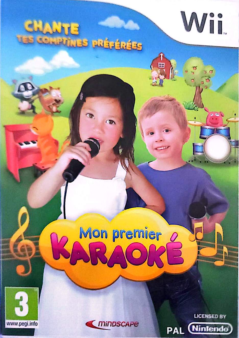 Mon Premier Karaoké – Jeu Wii | Chante Tes Comptines Préférées | Musical Enfant PEGI 3+ | PAL Français