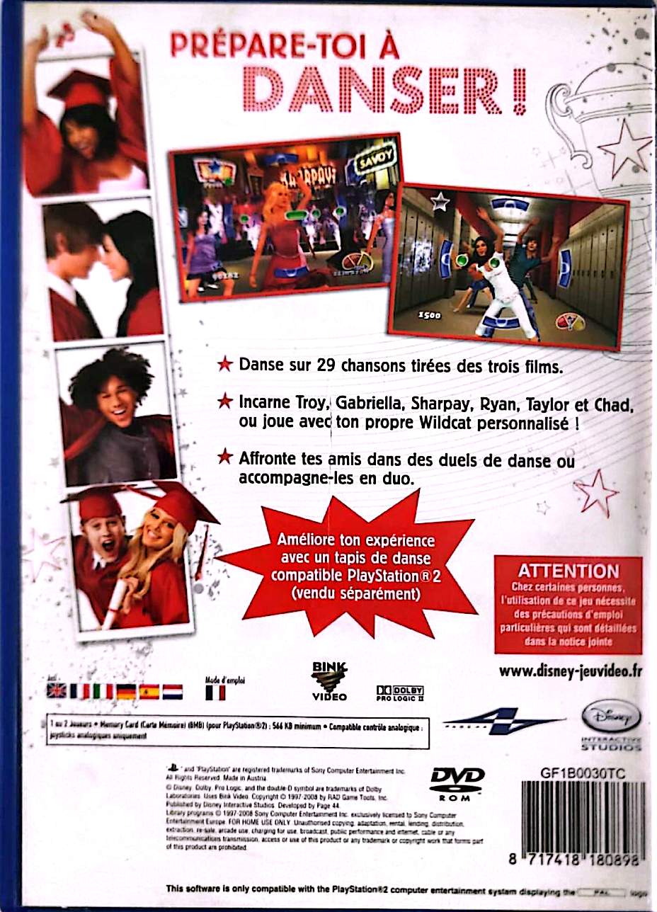 Disney High School Musical 3 : Danse ! – PS2 – Jeu de Danse Musical – Disney Interactive – Version Française