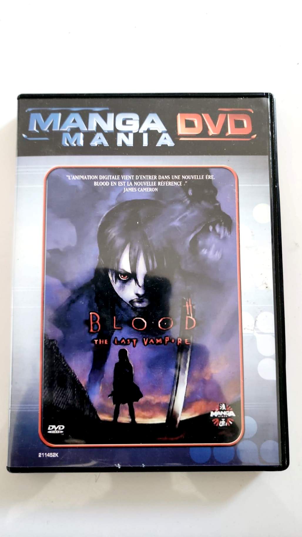 Blood The Last Vampire DVD - Couverture avant Manga Mania Pathé Production I.G