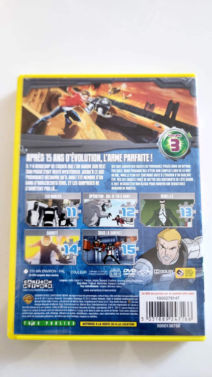 Generator Rex Volume 3 DVD - Couverture arrière 5 épisodes synopsis Warner Bros