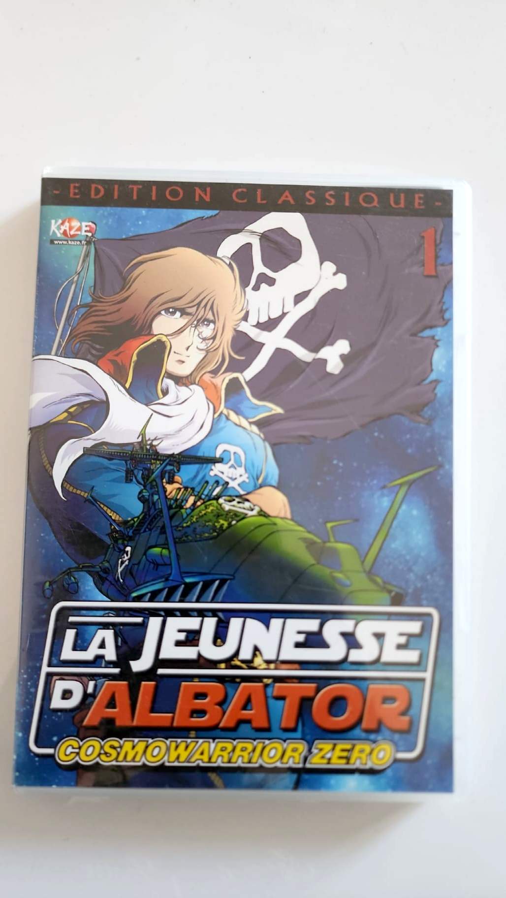 La Jeunesse d'Albator Cosmowarrior Zero Vol.1 DVD - Code-barres 3700091001791 Kaze