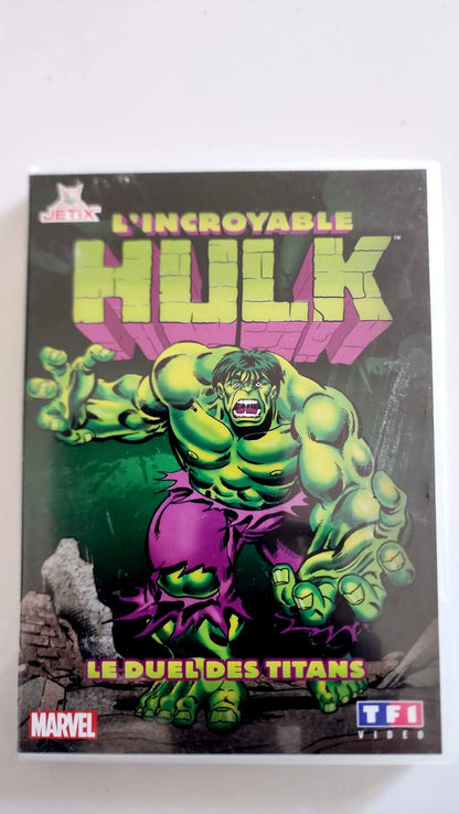 L'Incroyable Hulk Le Duel des Titans DVD - Couverture avant TF1 Vidéo Marvel Jetix