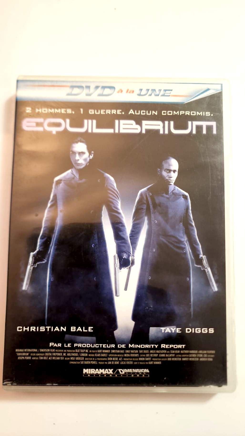 Equilibrium DVD à la une face avant