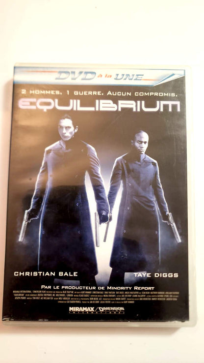 Equilibrium DVD à la une face avant