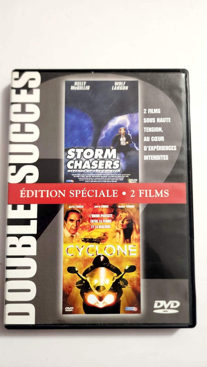 Storm Chasers et Cyclone DVD verso