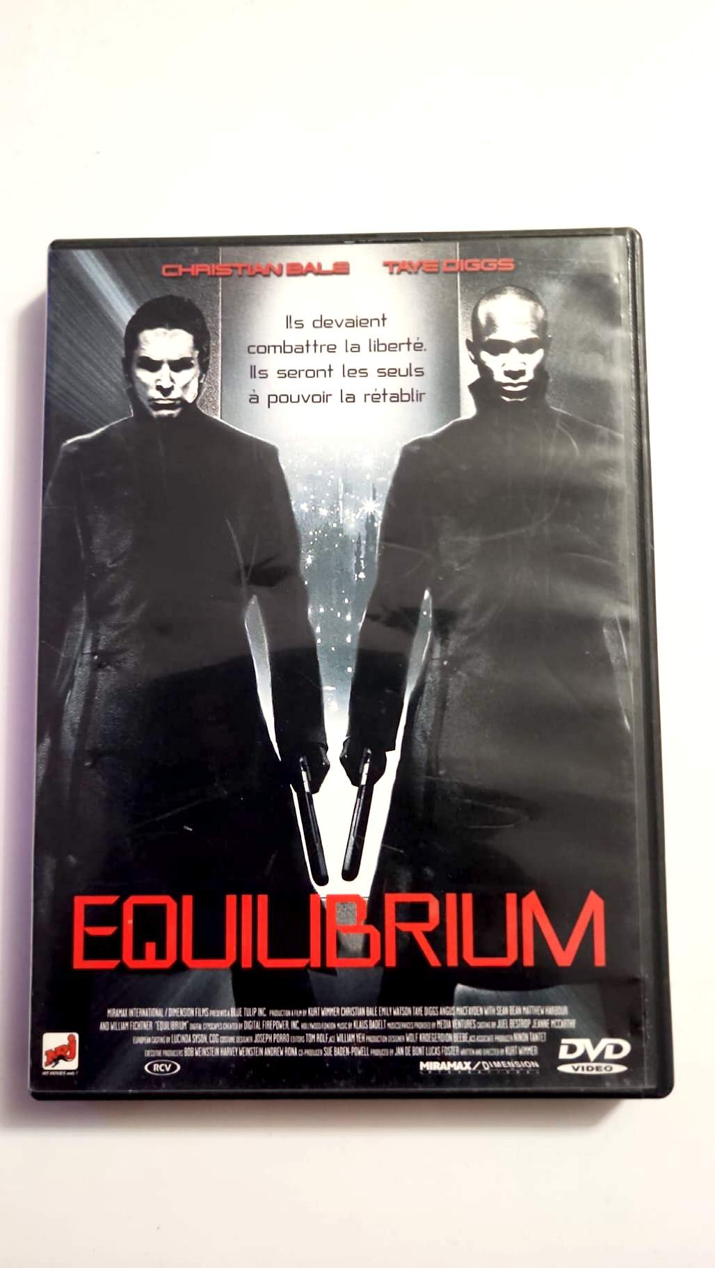 Equilibrium DVD verso