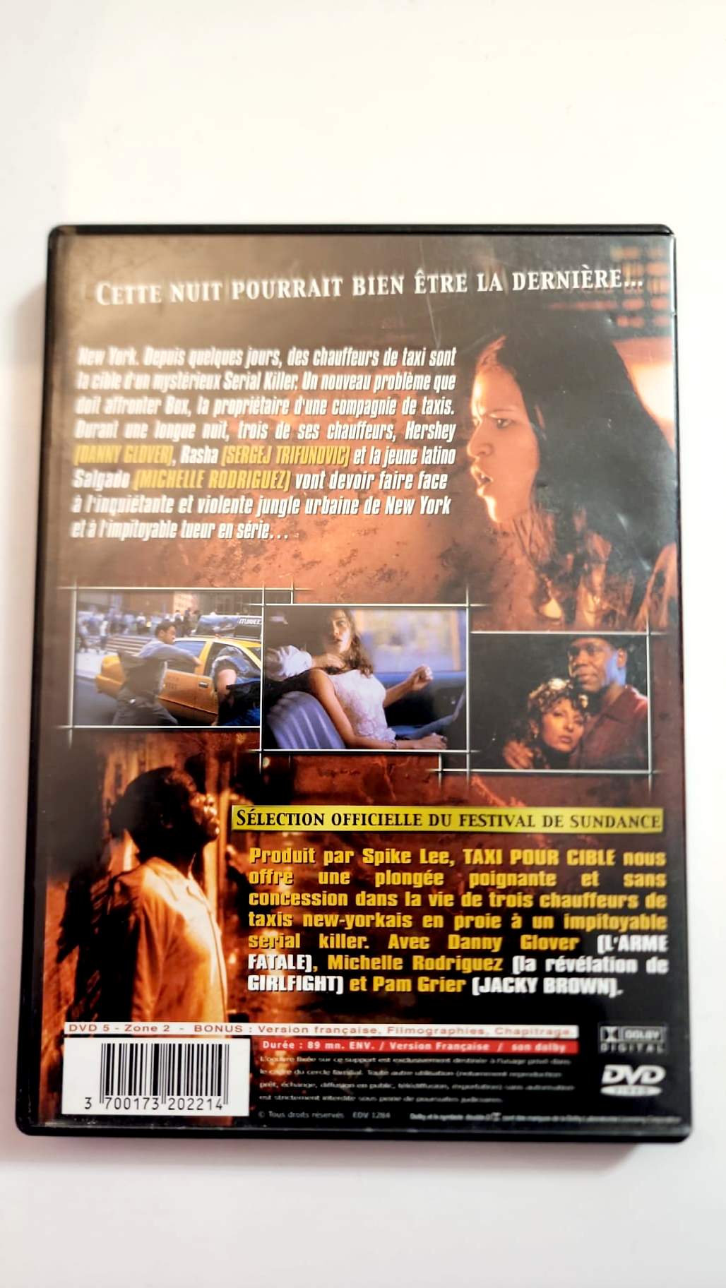 Taxis pour cible – DVD – Danny Glover, Pam Grier