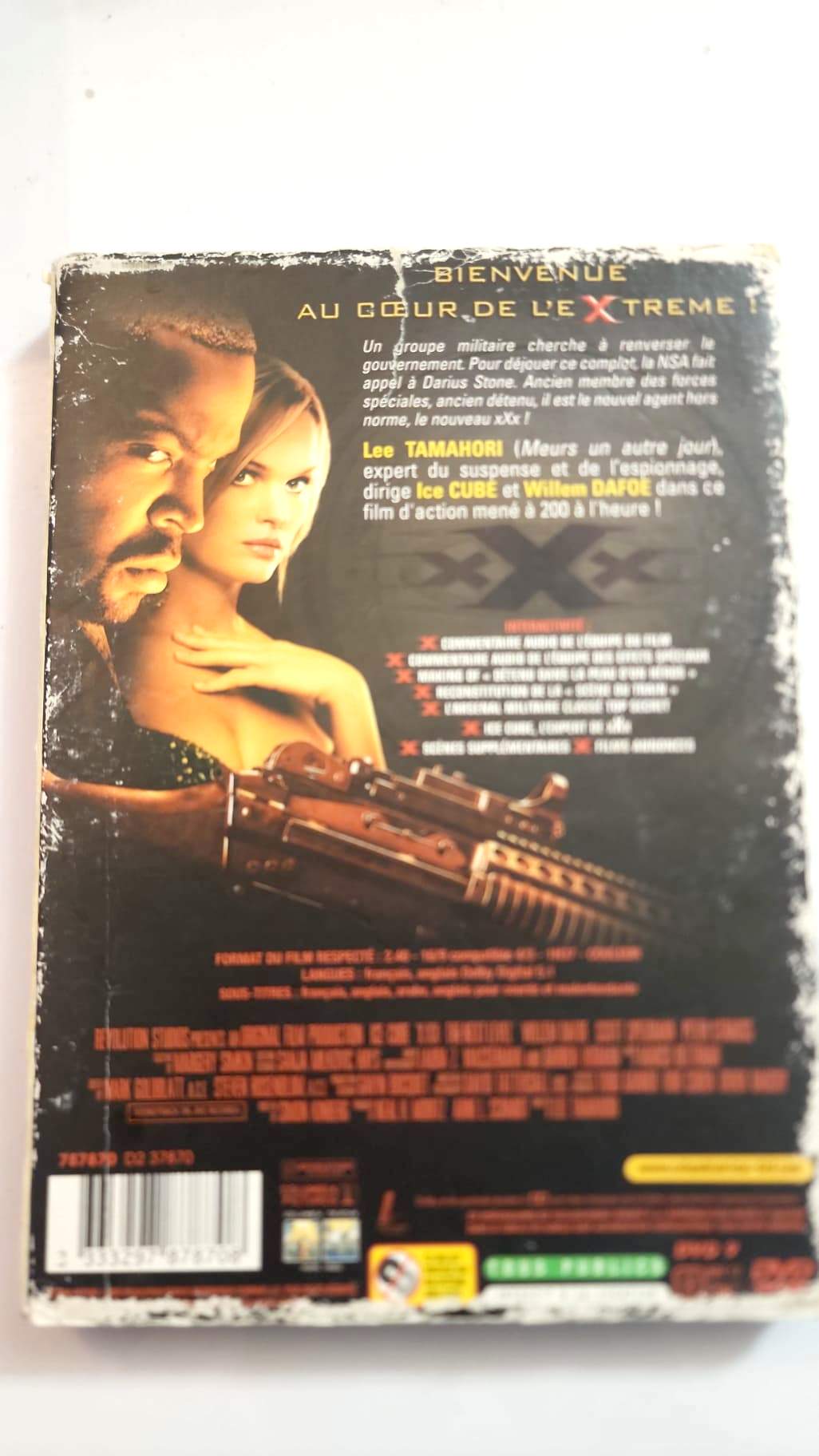 xXx The Next Level DVD - Verso