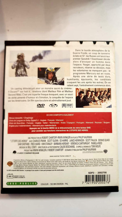 L'Étoffe des Héros DVD - Verso