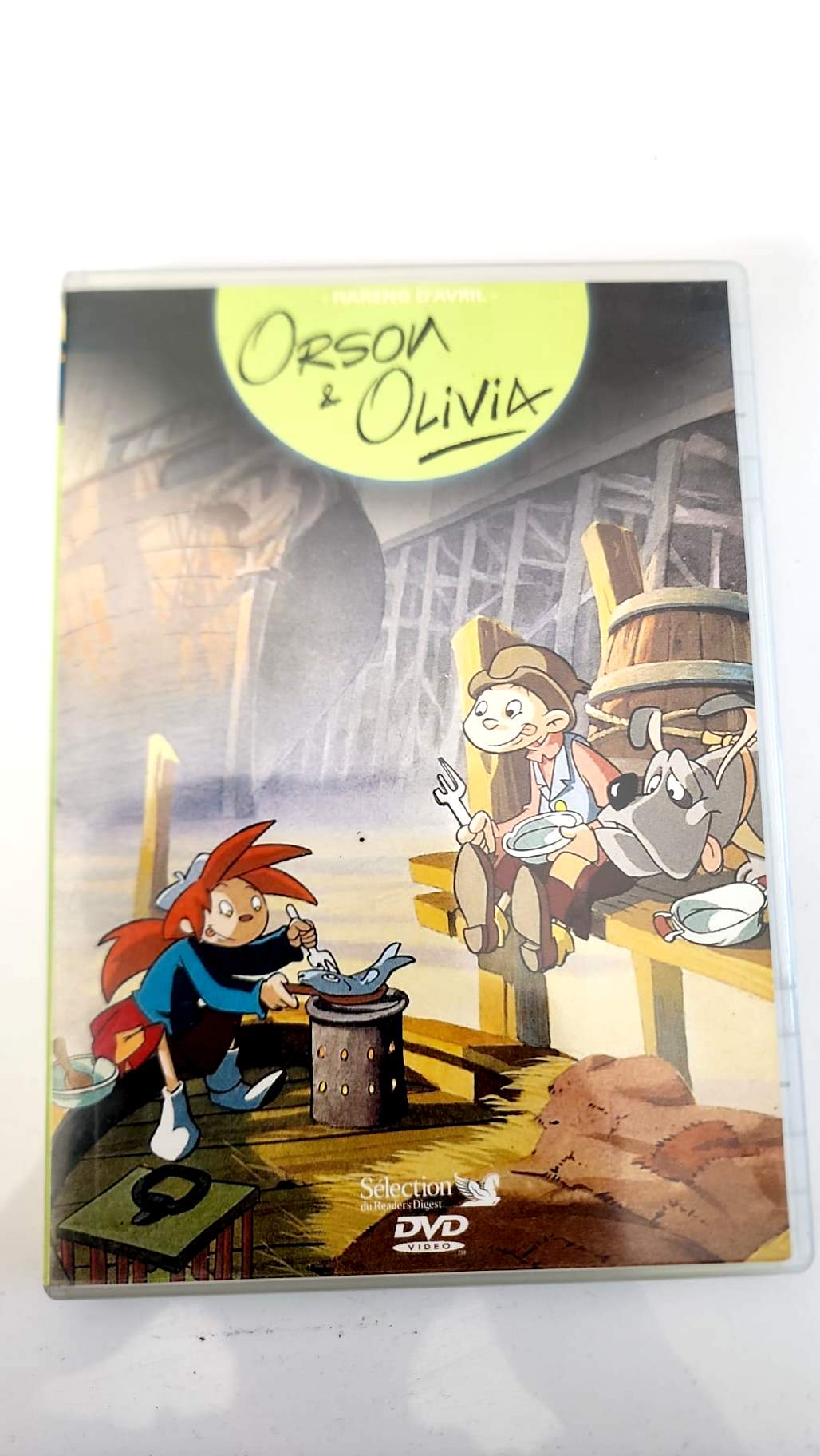 Orson et Olivix Hareno d’avril, jaquette avant du DVD