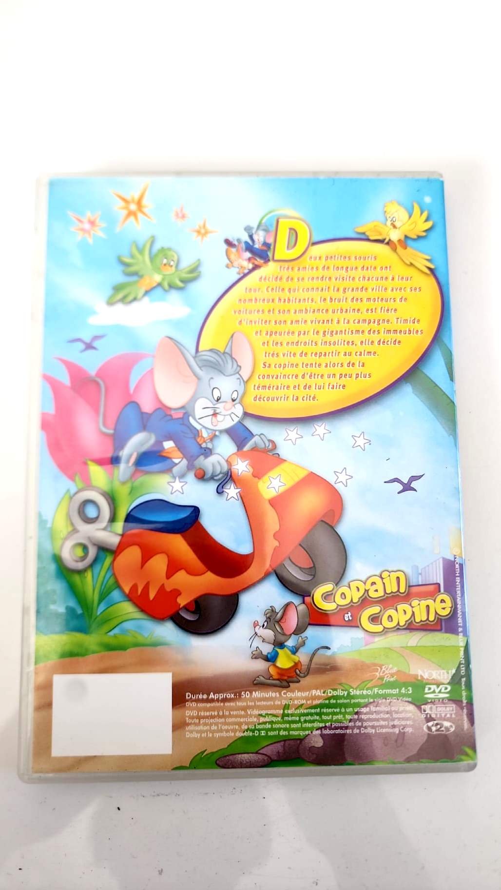 Copain et Copine, jaquette arrière du DVD