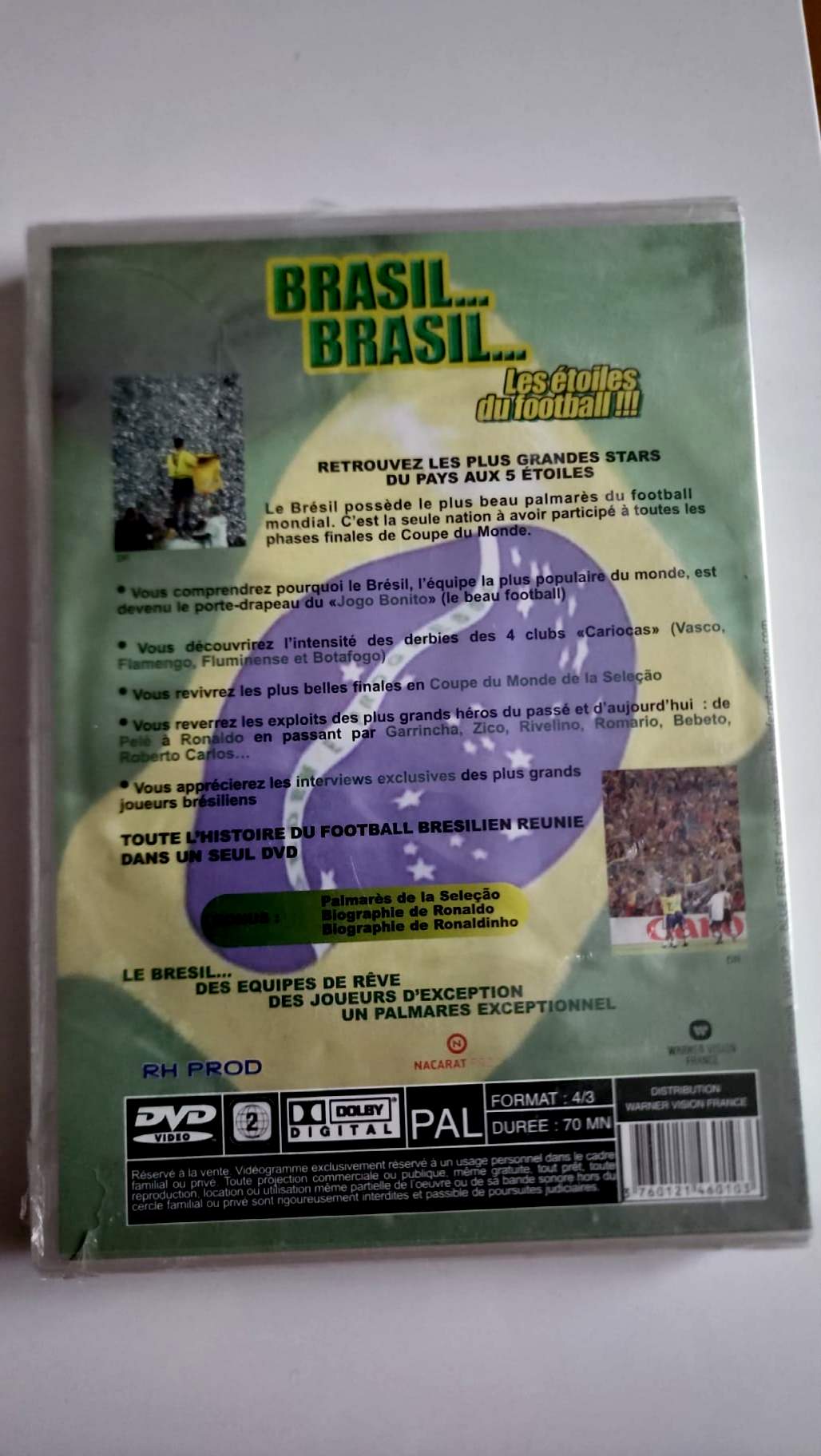 Brasil… Brasil… Les étoiles du football – DVD documentaire
