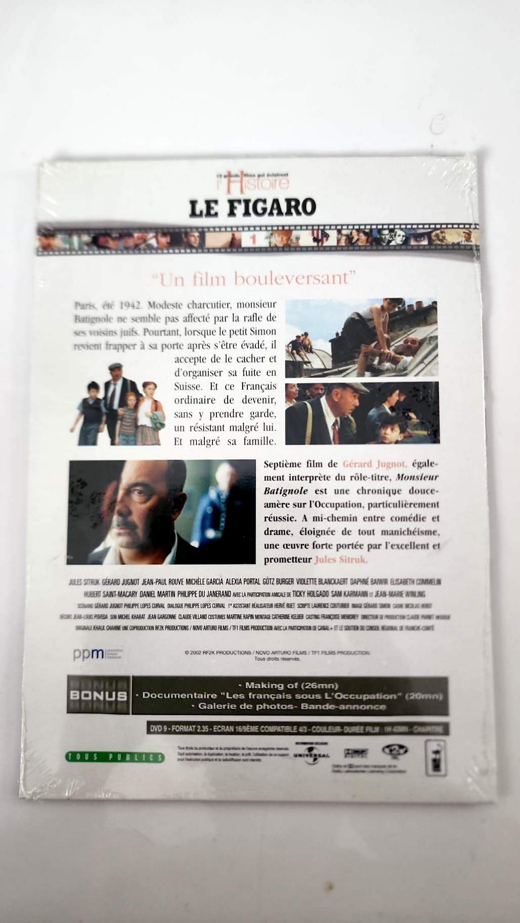 Monsieur Batignole – DVD – Gérard Jugnot – Édition Le Figaro