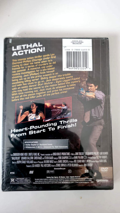 Malevolent DVD – recto